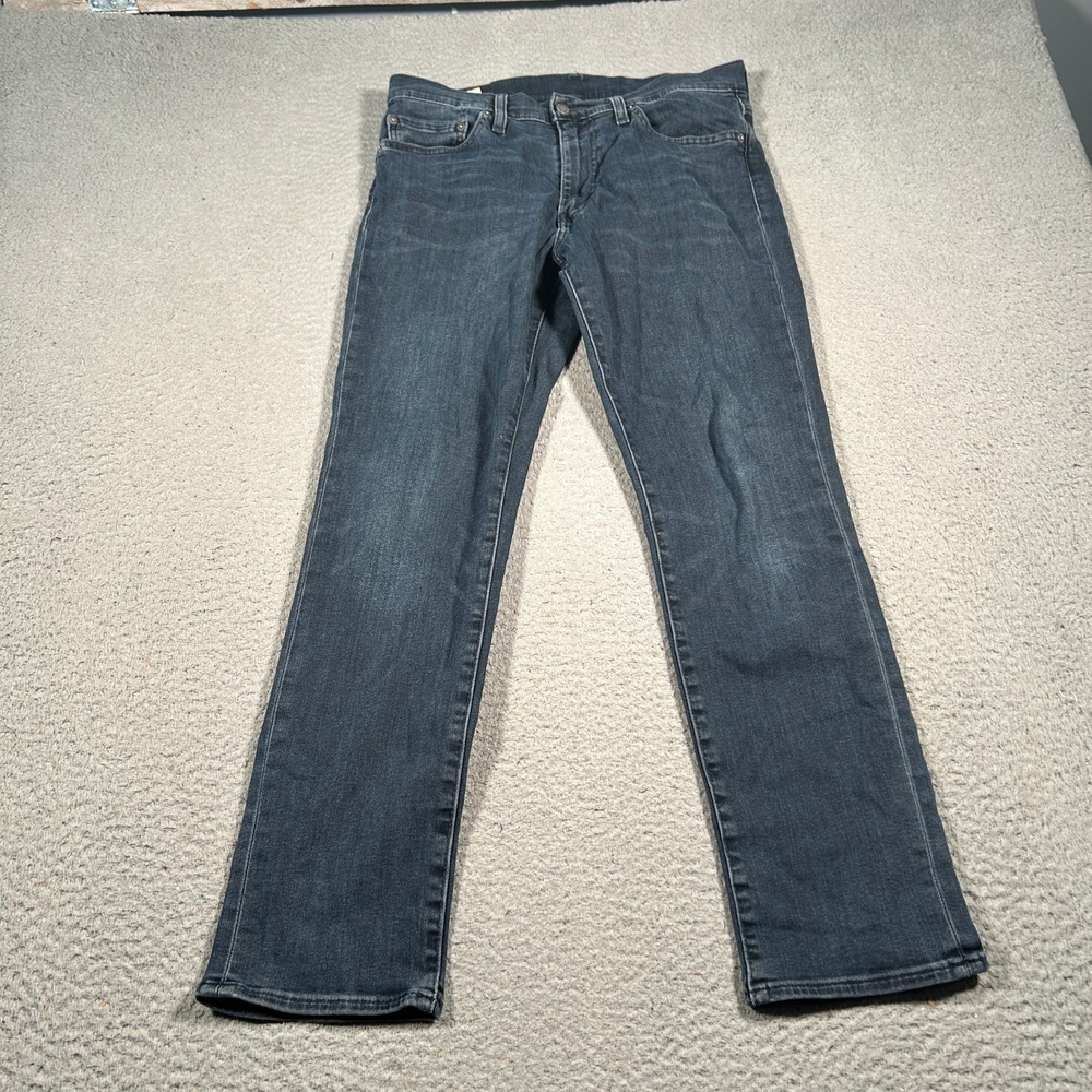 Levi 511 Premium Jeans Mens 32x29‎ Straight Leg Dark Wash Denim